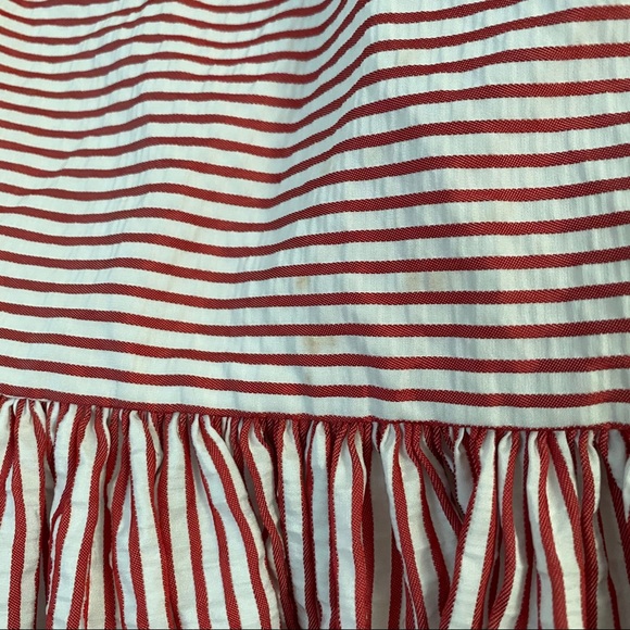 Moschino Jeans Donna red striped dress 6 - Picture 5 of 9